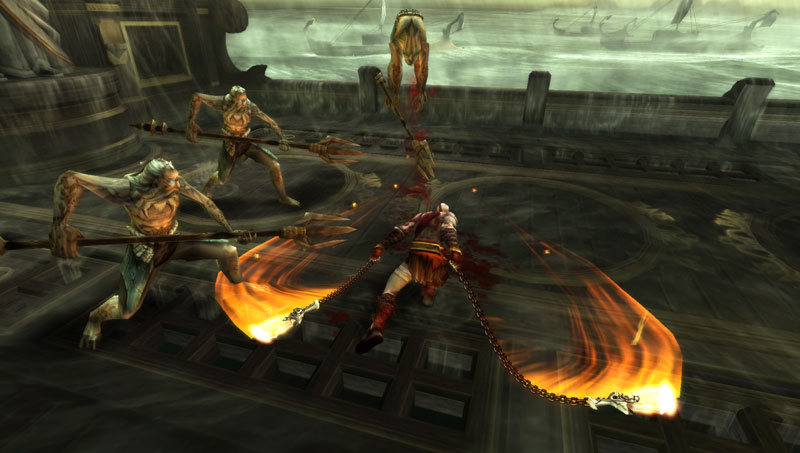 Illustration for article titled Kratos Is Good With A Spear & Shield In Ghost of Sparta